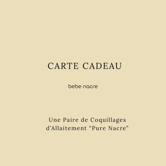 Cadeau de Naissance BEBE NACRE - Coquillages d’Allaitement "Pure Nacre" Sur Mesure