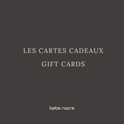 Carte cadeau Bébé Nacre - Naissance & allaitement