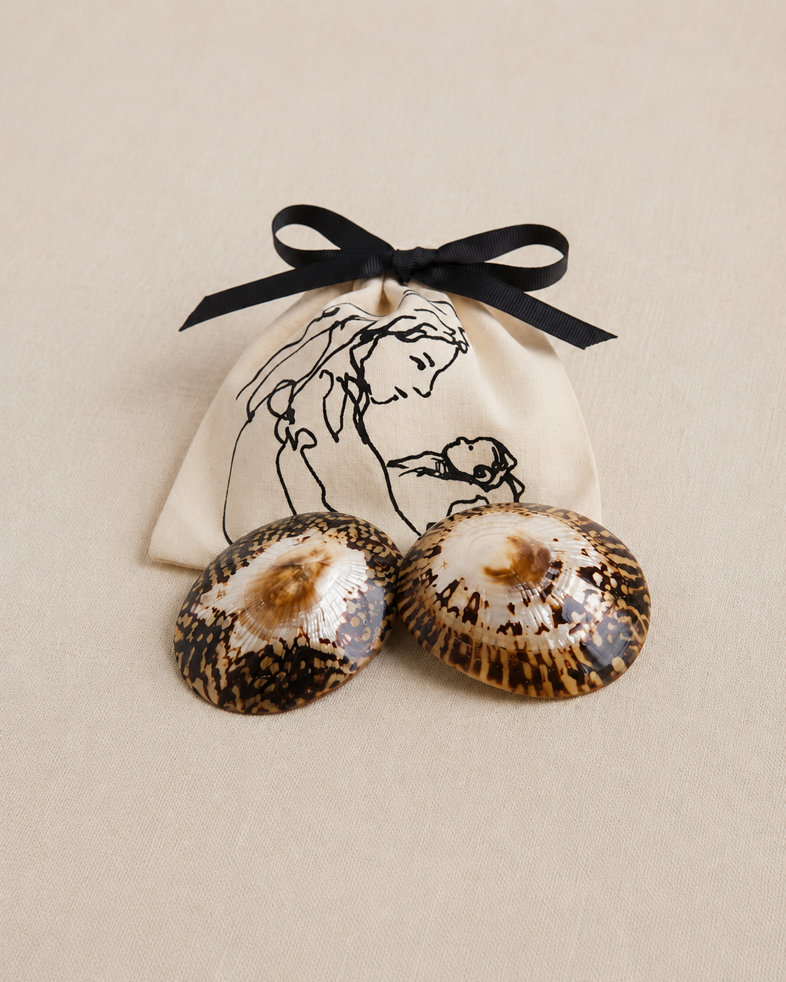 Coquillages d’allaitement naturels, taille guidée par Bébé Nacre