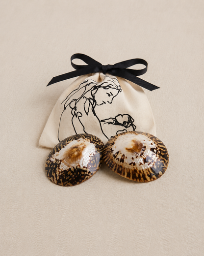 Coquillages d’allaitement naturels, taille guidée par Bébé Nacre